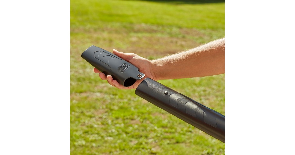 BLACK+DECKER 3-in-1 Elektro-Laubsauger BEBLV301-QS, Laubsauger/Laubbläser(schwarz/orange, 3.000 Watt)