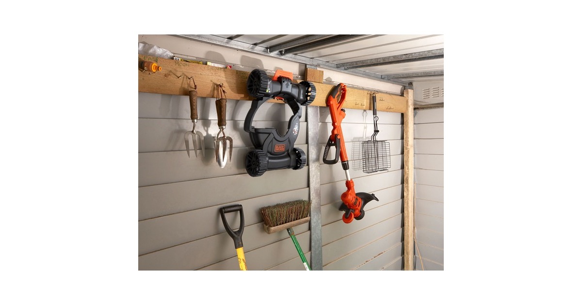 BLACK+DECKER 3-in-1 Multi-Trimmer Set BESTA530CM-QS, Rasentrimmer(orange/schwarz, 550 Watt, inkl. Mäher-Chassis)