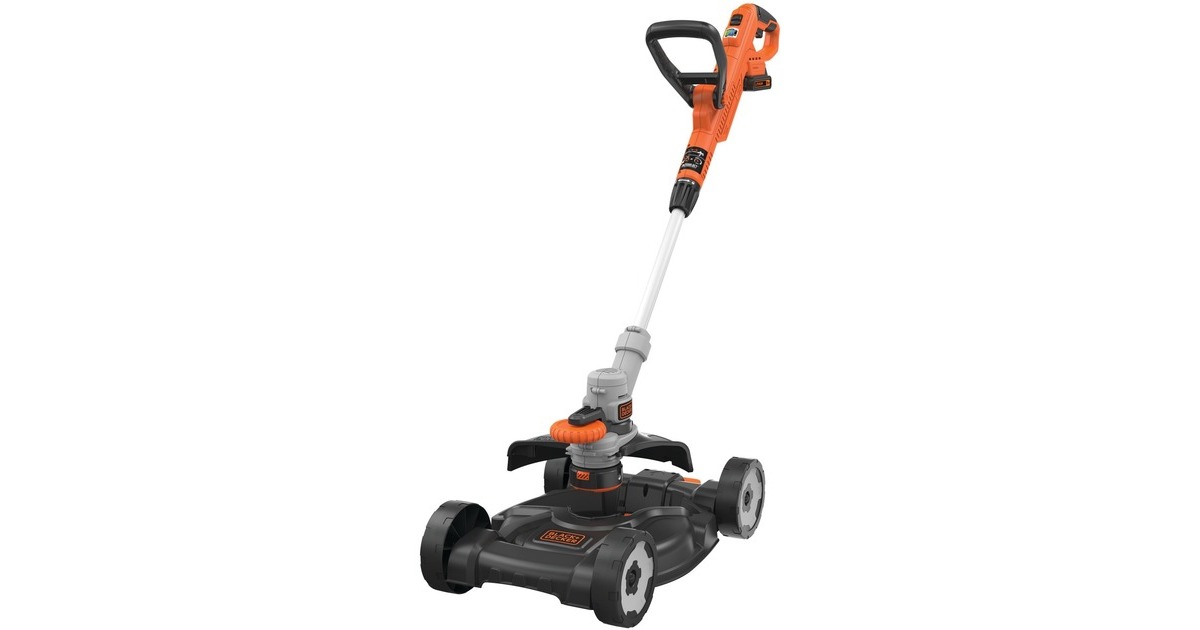 BLACK+DECKER 3-in-1 Rasentrimmer STC1820CM, 18Volt(orange/schwarz, Li-Ionen Akku 2,0Ah) BLACK+DECKER 3-in-1 Rasentrimmer STC1820CM, 18Volt(orange/schwarz, Li-Ionen Akku 2,0Ah)