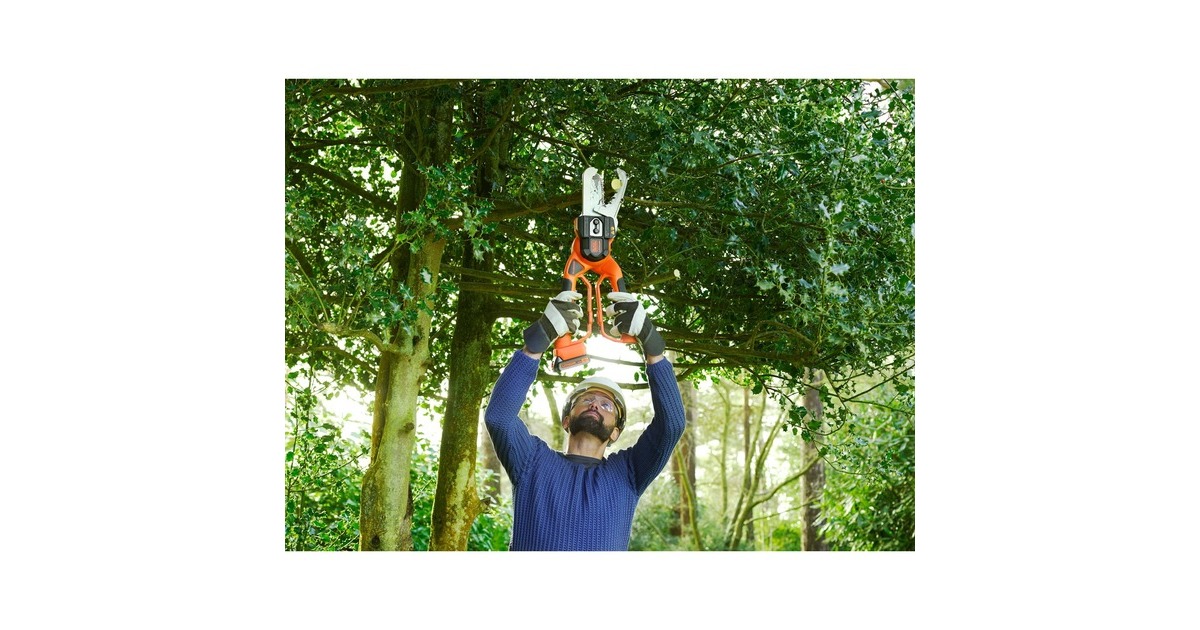 BLACK+DECKER Akku-Astschere GKC1000LB, 18Volt, Astsäge(orange/schwarz, ohne Akku und Ladegerät)