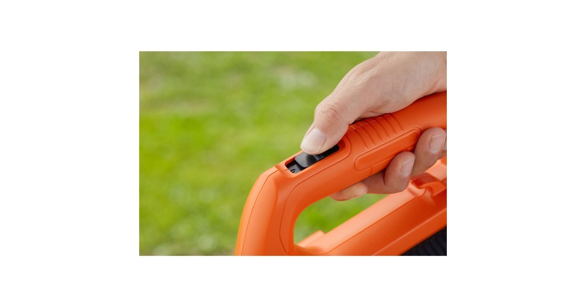 BLACK+DECKER Akku-Axial-Gebläse BCBL200B-XJ, 18Volt, Laubgebläse(orange/schwarz, ohne Akku und Ladegerät)
