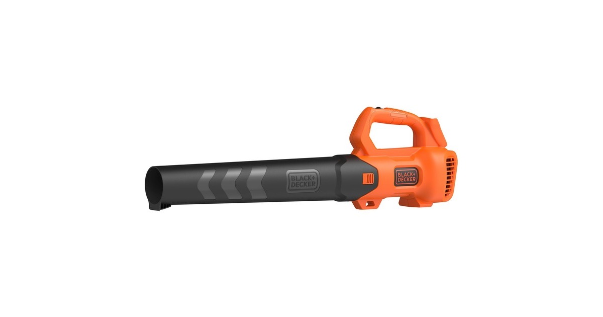 BLACK+DECKER Akku-Axial-Gebläse BCBL200B-XJ, 18Volt, Laubgebläse(orange/schwarz, ohne Akku und Ladegerät)