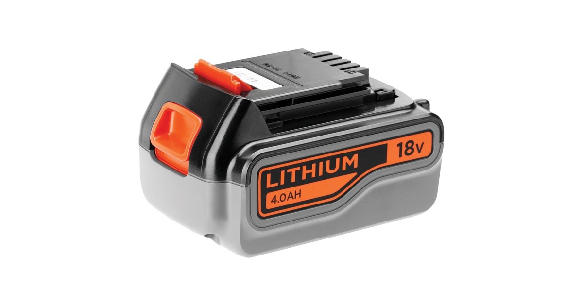 BLACK+DECKER Akku BL4018-XJ, 18Volt 4Ah(schwarz/grau)