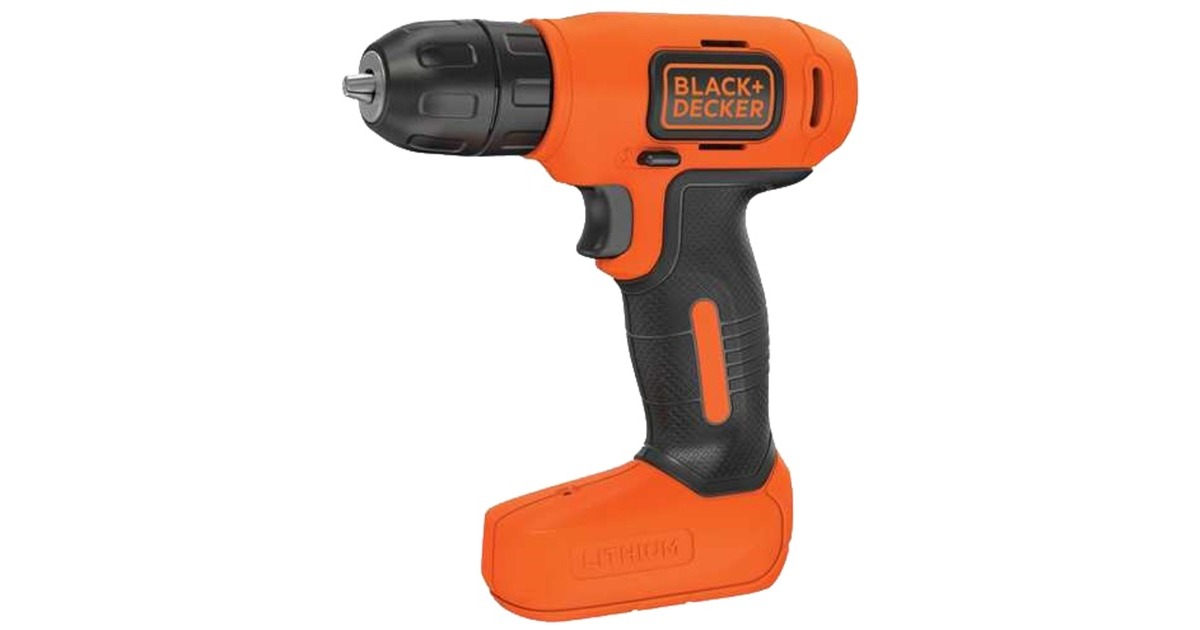 BLACK+DECKER Akku-Bohrschrauber BDCD8, 7,2Volt(orange/schwarz, Li-Ionen Akku 1,5Ah)