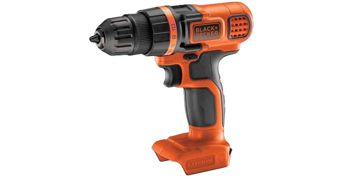 BLACK+DECKER Akku-Bohrschrauber BDCDD18N, 18Volt(orange/schwarz, ohne Akku und Ladegerät)