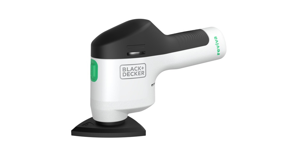 BLACK+DECKER Akku-Deltaschleifer reviva, 12Volt(weiß/schwarz, integrierter Li-Ion-Akku 1,5Ah) BLACK+DECKER Akku-Deltaschleifer reviva, 12Volt(weiß/schwarz, integrierter Li-Ion-Akku 1,5Ah)