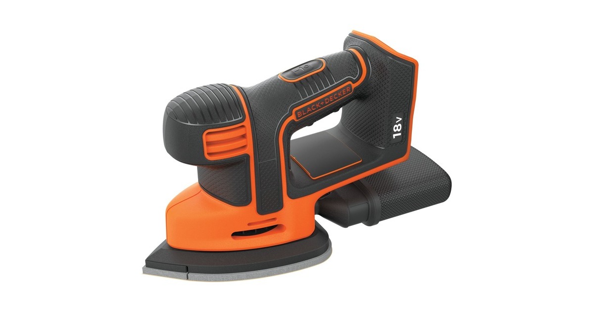 BLACK+DECKER Akku-Dreieckschleifer Mouse BDCDS18N, 18Volt, Deltaschleifer(orange/schwarz, ohne Akku und Ladegerät) BLACK+DECKER Akku-Dreieckschleifer Mouse BDCDS18N, 18Volt, Deltaschleifer(orange/schwarz, ohne Akku und Ladegerät)