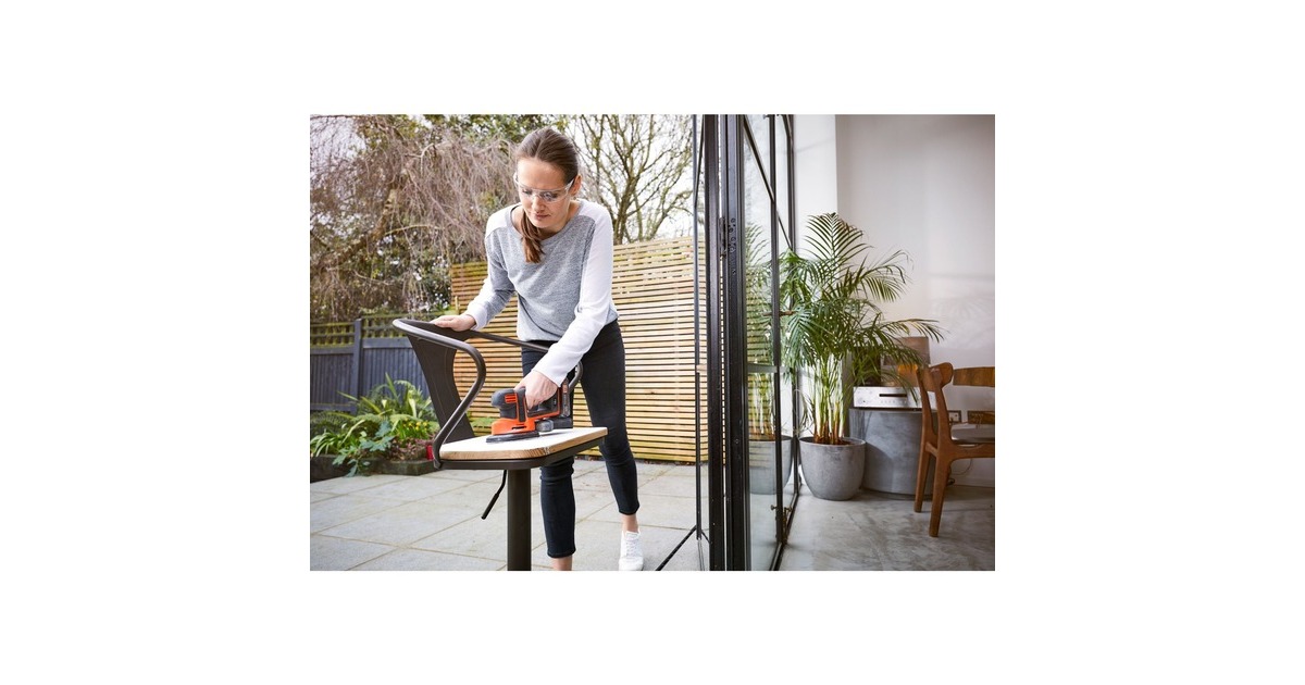 BLACK+DECKER Akku-Dreieckschleifer Mouse BDCDS18N, 18Volt, Deltaschleifer(orange/schwarz, ohne Akku und Ladegerät)