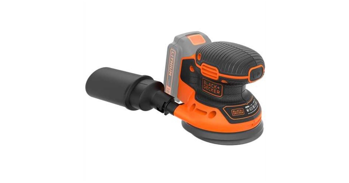 BLACK+DECKER Akku-Exzenterschleifer BDCROS18N-XJ, 18Volt(orange/schwarz, ohne Akku und Ladegerät) BLACK+DECKER Akku-Exzenterschleifer BDCROS18N-XJ, 18Volt(orange/schwarz, ohne Akku und Ladegerät)