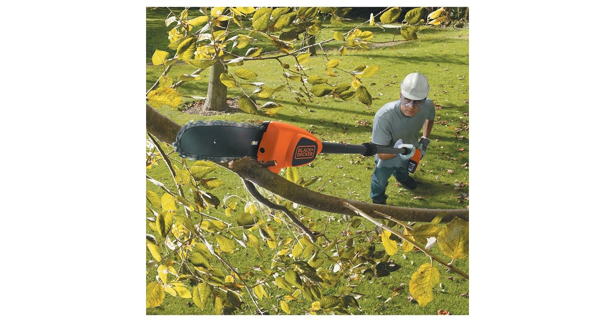 BLACK+DECKER Akku-Hoch-Entaster GPC1820L20, 18Volt, Hochentaster(orange, Li-Ionen Akku 2,0Ah)