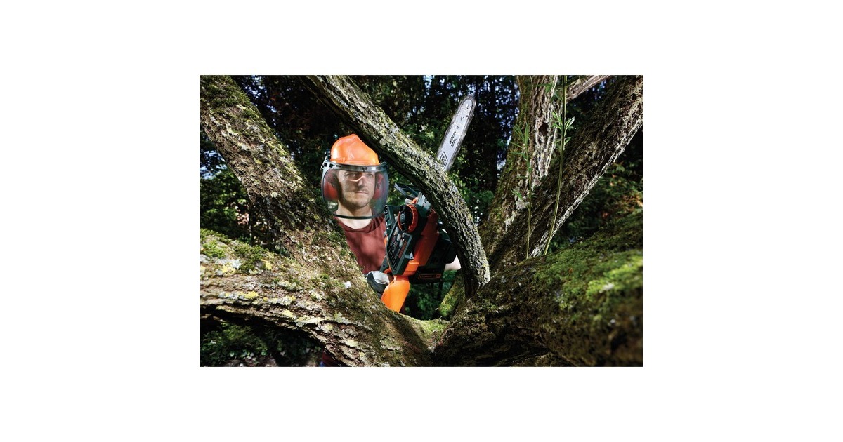 BLACK+DECKER Akku-Kettensäge GKC3630L20, Elektro-Kettensäge(orange/schwarz, Li-Ionen Akku 2,0 Ah)