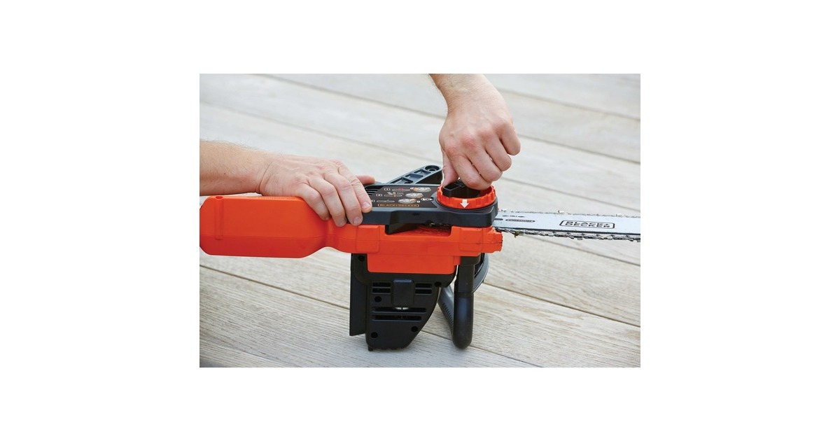BLACK+DECKER Akku-Kettensäge GKC3630L20, Elektro-Kettensäge(orange/schwarz, Li-Ionen Akku 2,0 Ah)