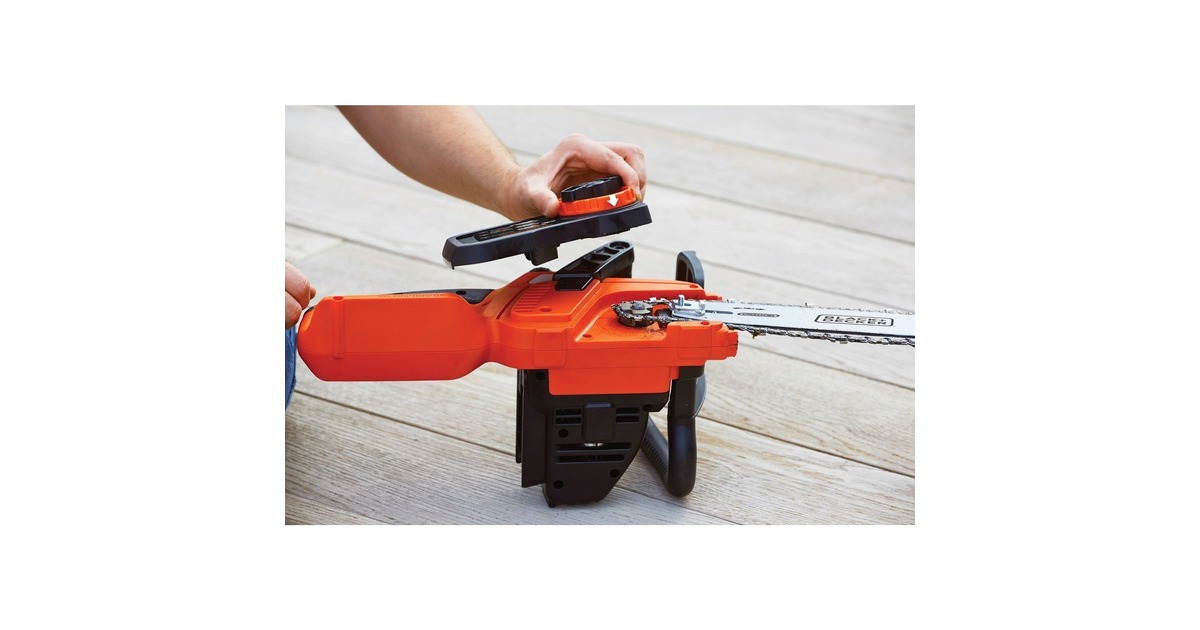 BLACK+DECKER Akku-Kettensäge GKC3630L20, Elektro-Kettensäge(orange/schwarz, Li-Ionen Akku 2,0 Ah)