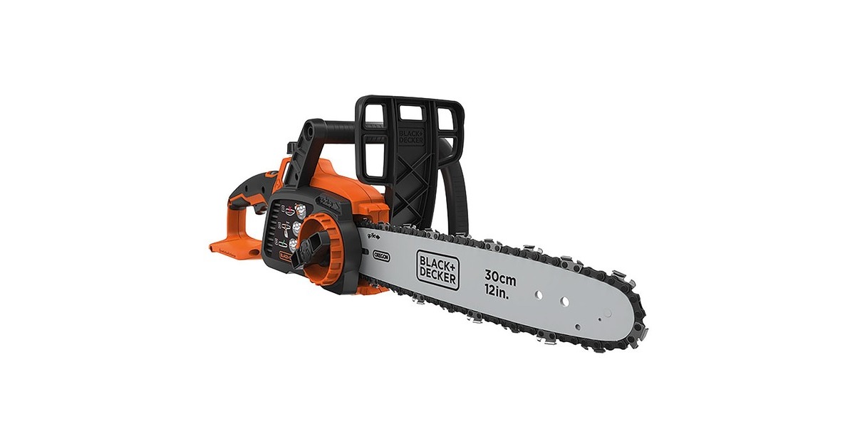 BLACK+DECKER Akku-Kettensäge GKC3630LB, Elektro-Kettensäge(orange/schwarz, ohne Akku und Ladegerät)