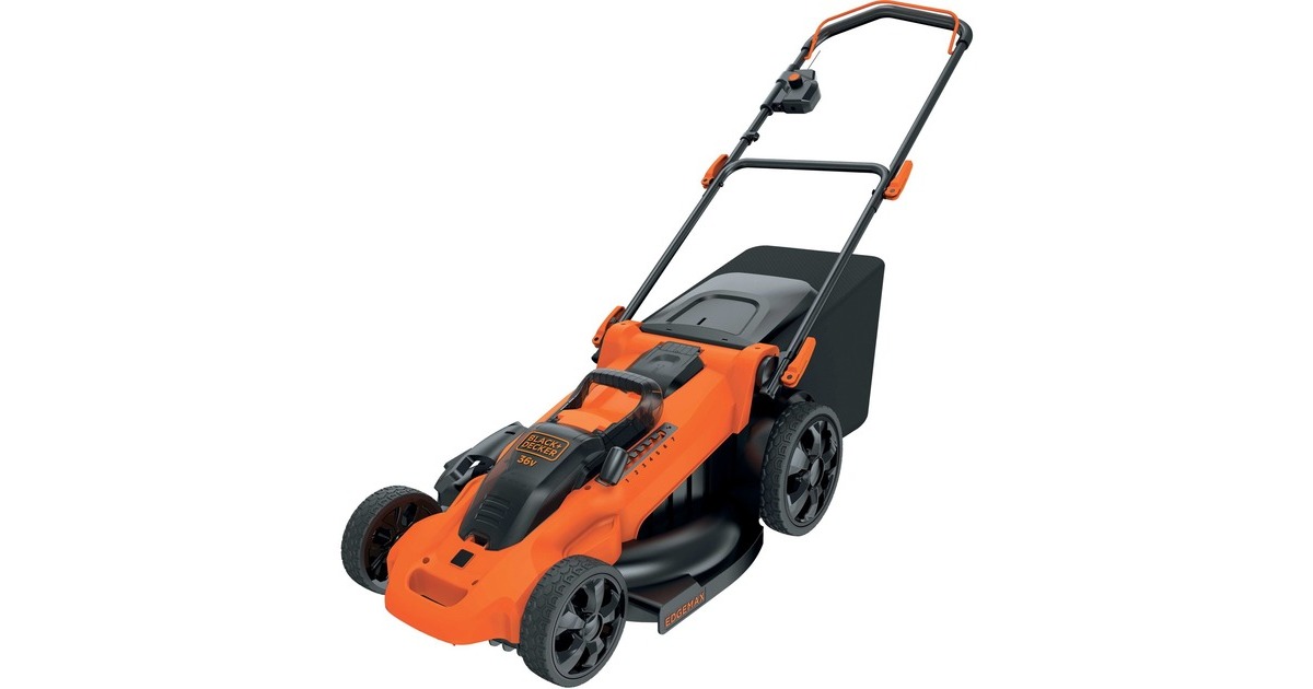BLACK+DECKER Akku-Rasenmäher CLMA4825L2, 36Volt(orange/schwarz, 2x Li-Ionen Akku 2,5 Ah) BLACK+DECKER Akku-Rasenmäher CLMA4825L2, 36Volt(orange/schwarz, 2x Li-Ionen Akku 2,5 Ah)
