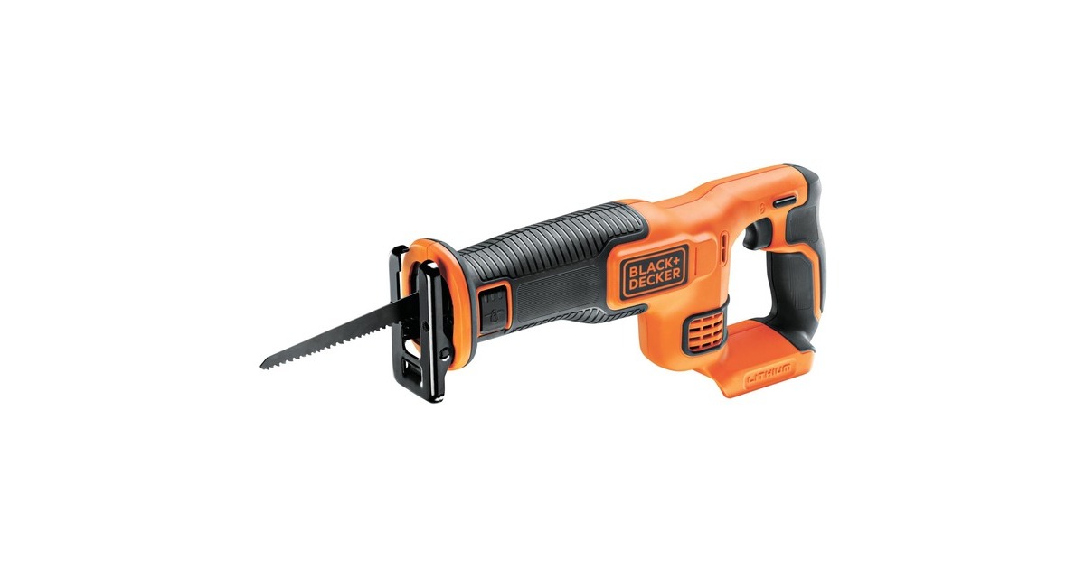 BLACK+DECKER Akku-Säbelsäge BDCR18N, 18Volt(orange/schwarz, ohne Akku und Ladegerät) BLACK+DECKER Akku-Säbelsäge BDCR18N, 18Volt(orange/schwarz, ohne Akku und Ladegerät)