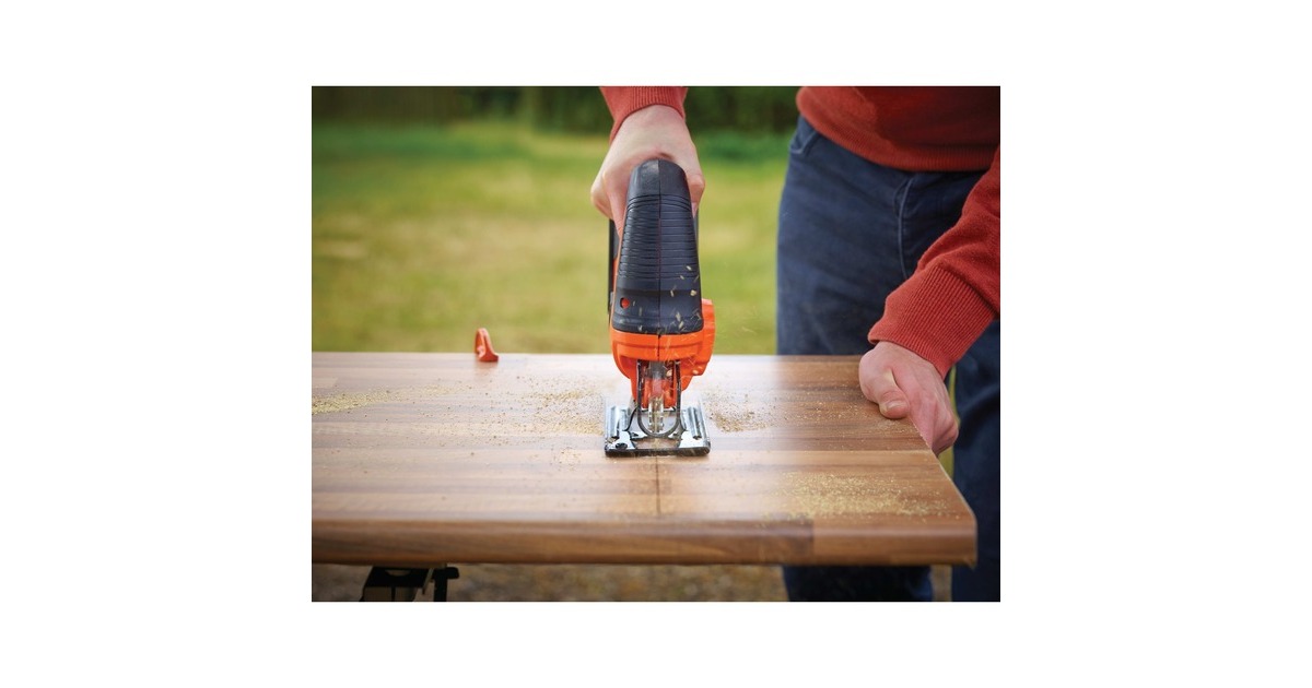 BLACK+DECKER Akku-Stichsäge BDCJS18N, 18Volt(orange/schwarz, ohne Akku und Ladegerät)