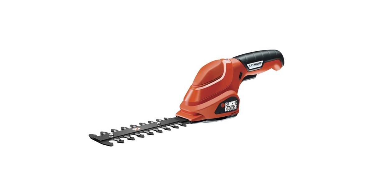BLACK+DECKER Akku-Strauchschere GSL300(orange/schwarz, Li-Ionen Akku 1,1 Ah) BLACK+DECKER Akku-Strauchschere GSL300(orange/schwarz, Li-Ionen Akku 1,1 Ah)