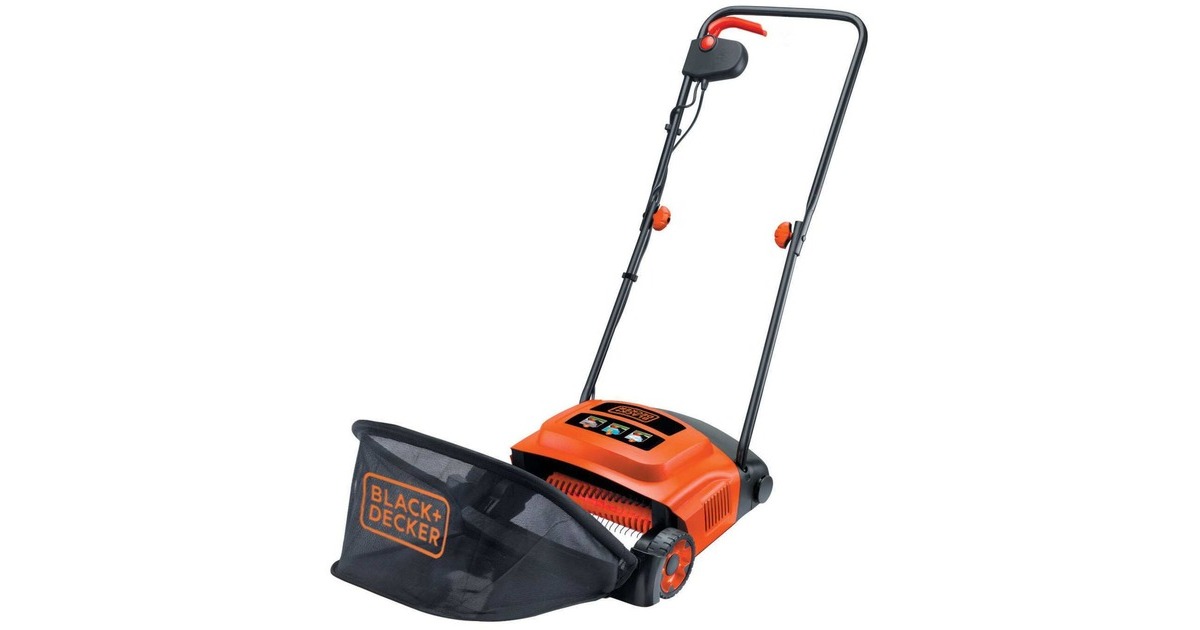 BLACK+DECKER Elektro-Rasenlüfter GD300, Vertikutierer(orange/schwarz, 600 Watt) BLACK+DECKER Elektro-Rasenlüfter GD300, Vertikutierer(orange/schwarz, 600 Watt)