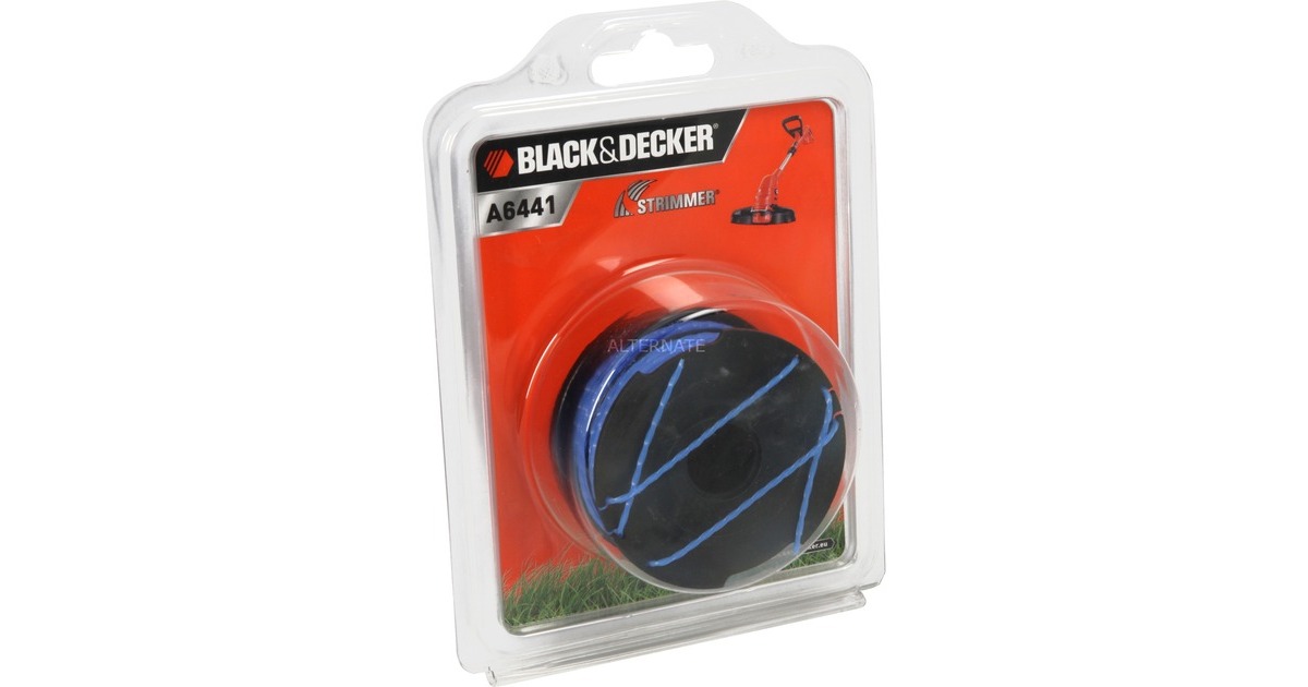 BLACK+DECKER Fadenspule Reflex+ A6441-XJ, Mäh-Faden(2x 6 Meter)