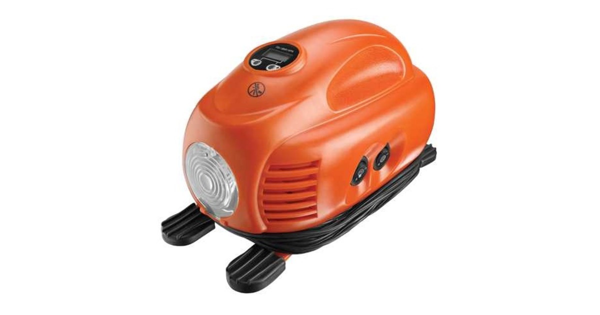 BLACK+DECKER Kompressor ASI200, 8,27bar, Luftpumpe(orange/schwarz, 12 Volt Zigarettenzünder-Anschluss) BLACK+DECKER Kompressor ASI200, 8,27bar, Luftpumpe(orange/schwarz, 12 Volt Zigarettenzünder-Anschluss)
