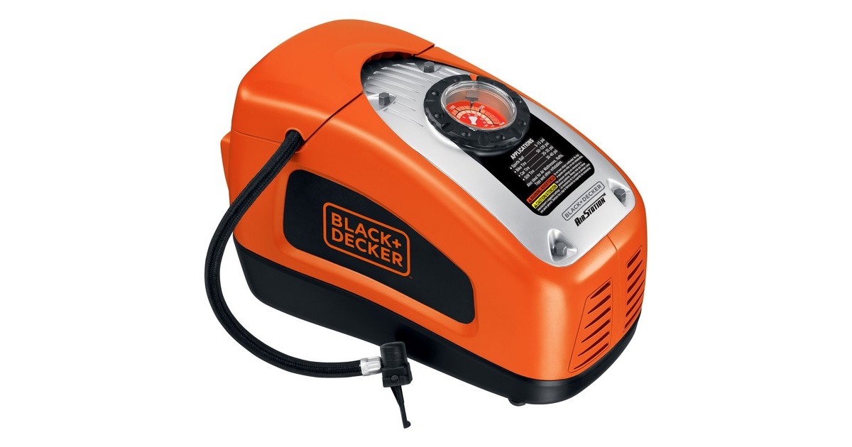 BLACK+DECKER Kompressor ASI300, 11bar, Luftpumpe(orange/schwarz, 12 Volt Zigarettenzünder-Anschluss) BLACK+DECKER Kompressor ASI300, 11bar, Luftpumpe(orange/schwarz, 12 Volt Zigarettenzünder-Anschluss)