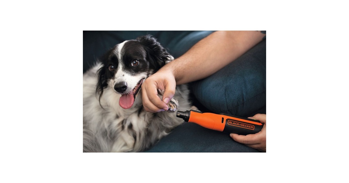 BLACK+DECKER Multifunktions-Werkzeug BCRT8IK-XJ, 7,2Volt(orange/schwarz, 52-teiliges Zubehör, im Koffer)