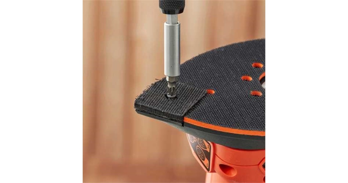 BLACK+DECKER Multischleifer 4in1 BEW200K-QS, Deltaschleifer(orange/schwarz, 200 Watt)