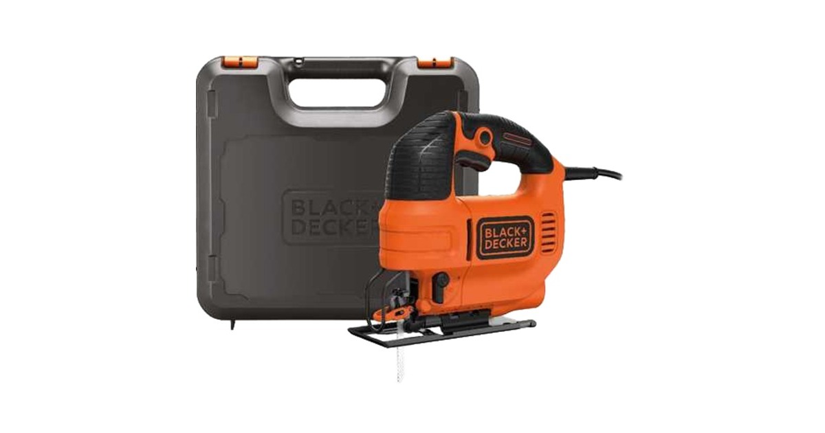 BLACK+DECKER Pendelhub-Stichsäge KS701PEK(orange/schwarz, Koffer, 520 Watt) BLACK+DECKER Pendelhub-Stichsäge KS701PEK(orange/schwarz, Koffer, 520 Watt)