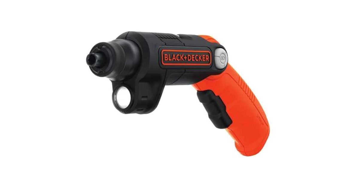 BLACK+DECKER Pivot-Akkuschrauber BDCSFL20C, 3,6Volt(orange/schwarz, mit klappbarem Griff)