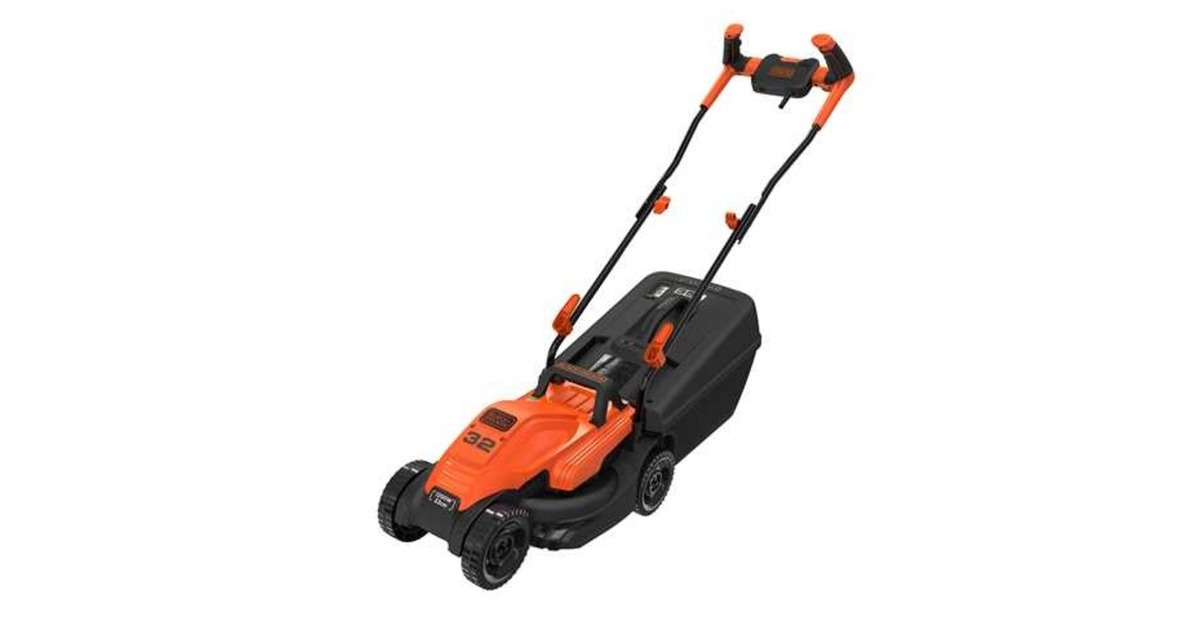 BLACK+DECKER Rasenmäher BEMW451BH-QS(orange/schwarz, 1.200 Watt) BLACK+DECKER Rasenmäher BEMW451BH-QS(orange/schwarz, 1.200 Watt)