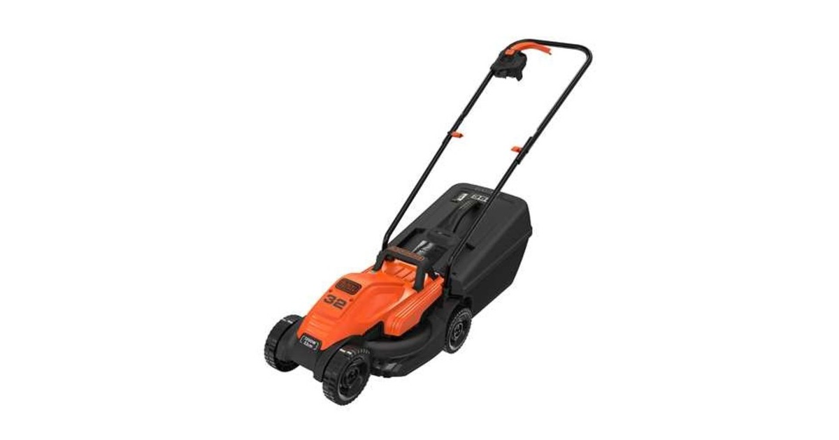BLACK+DECKER Rasenmäher BEMW451-QS, 32cm(orange/schwarz, 1.200 Watt) BLACK+DECKER Rasenmäher BEMW451-QS, 32cm(orange/schwarz, 1.200 Watt)