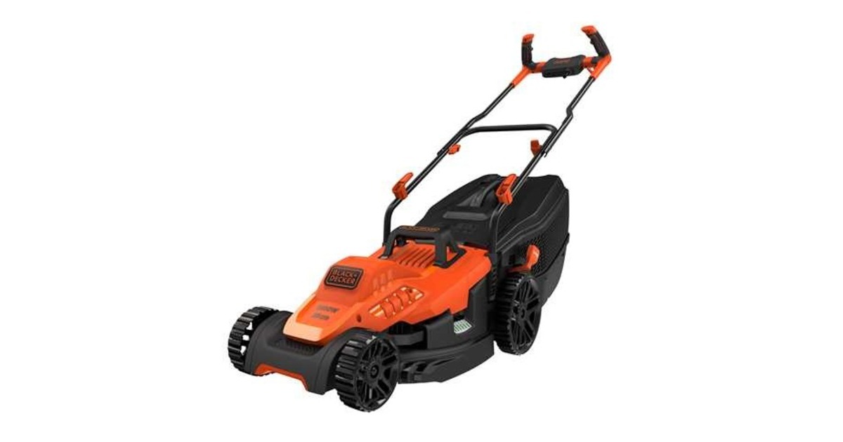 BLACK+DECKER Rasenmäher BEMW471BH-QS, 38cm(orange/schwarz, 1.600 Watt) BLACK+DECKER Rasenmäher BEMW471BH-QS, 38cm(orange/schwarz, 1.600 Watt)