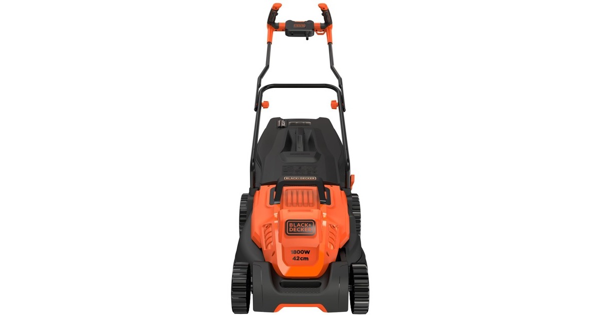 BLACK+DECKER Rasenmäher BEMW481BH-QS, 42cm(orange/schwarz, 1.800 Watt, Outlet) BLACK+DECKER Rasenmäher BEMW481BH-QS, 42cm(orange/schwarz, 1.800 Watt, Outlet)