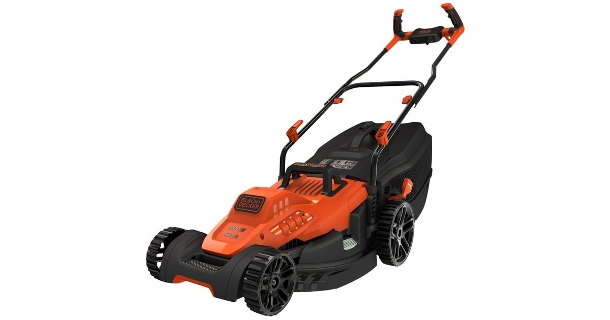 BLACK+DECKER Rasenmäher BEMW481BH-QS, 42cm(orange/schwarz, 1.800 Watt) BLACK+DECKER Rasenmäher BEMW481BH-QS, 42cm(orange/schwarz, 1.800 Watt)