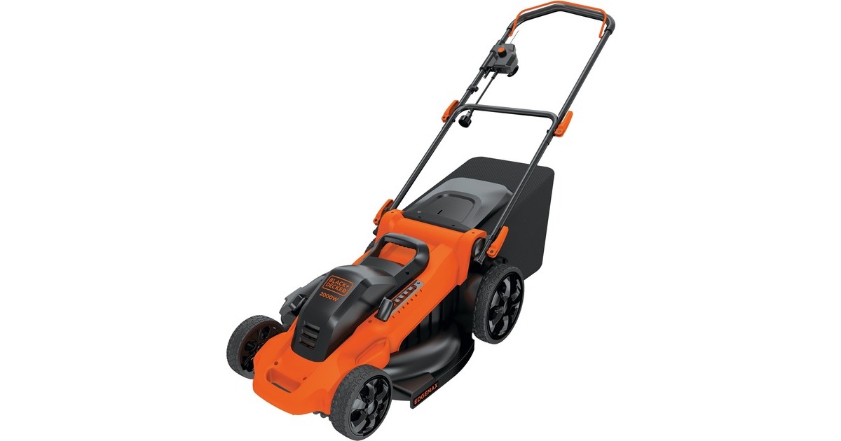 BLACK+DECKER Rasenmäher LM2000(orange/schwarz, 2.000 Watt, 3-in-1 Funktionalität) BLACK+DECKER Rasenmäher LM2000(orange/schwarz, 2.000 Watt, 3-in-1 Funktionalität)