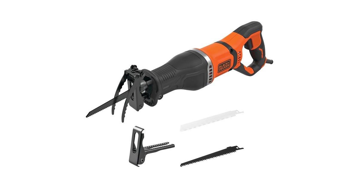 BLACK+DECKER Säbelsäge BES301(orange/schwarz, 750 Watt)