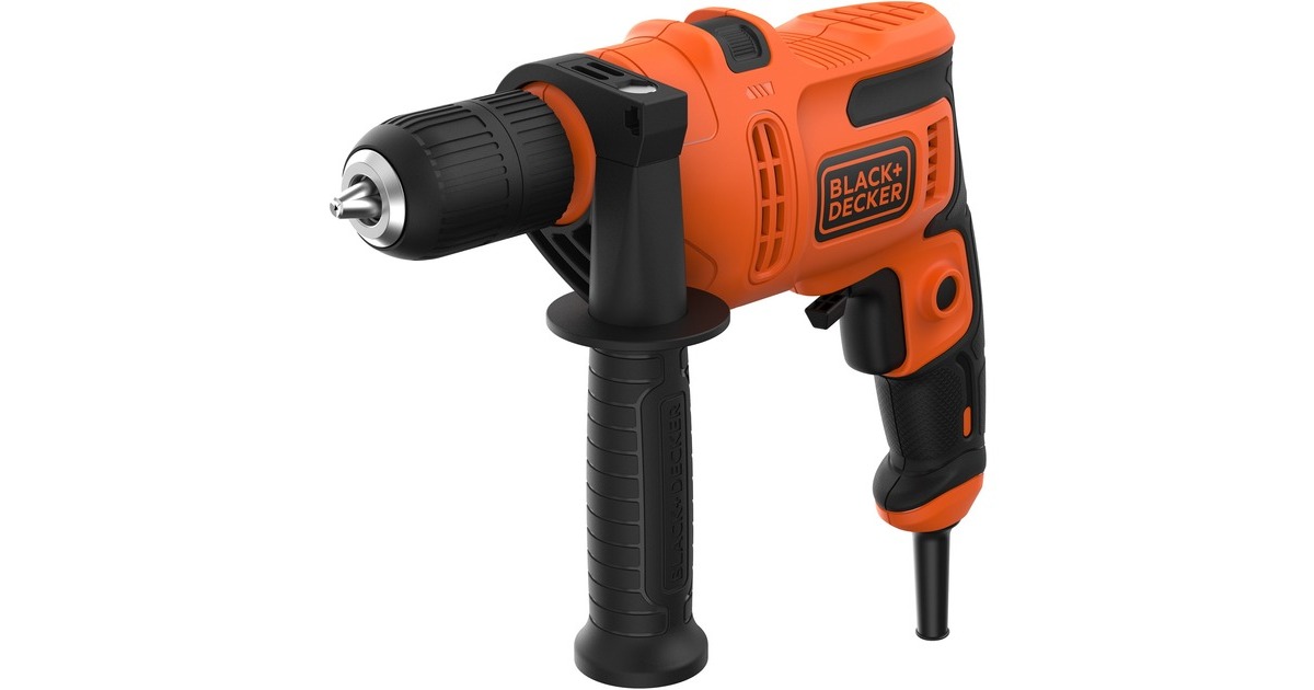 BLACK+DECKER Schlagbohrmaschine BEH200-QS(orange/schwarz, 500 Watt) BLACK+DECKER Schlagbohrmaschine BEH200-QS(orange/schwarz, 500 Watt)