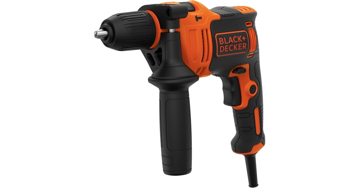 BLACK+DECKER Schlagbohrmaschine BEH710-QS(orange/schwarz, 710 Watt) BLACK+DECKER Schlagbohrmaschine BEH710-QS(orange/schwarz, 710 Watt)