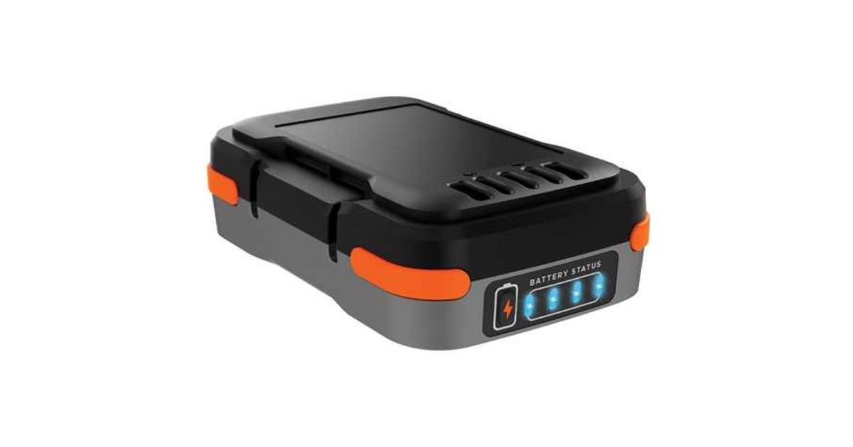 BLACK+DECKER USB-Akku BDCB12B-XJ(schwarz/orange)