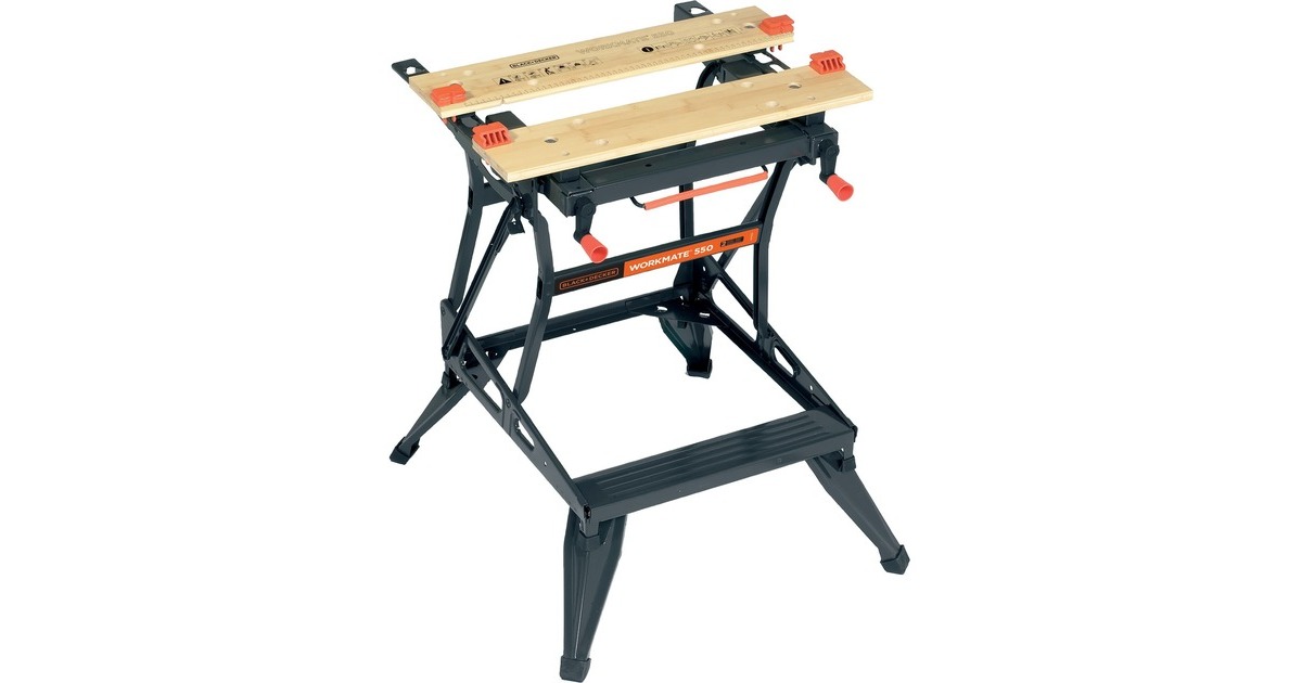 BLACK+DECKER Workmate WM550, Werkbank(schwarz/braun)