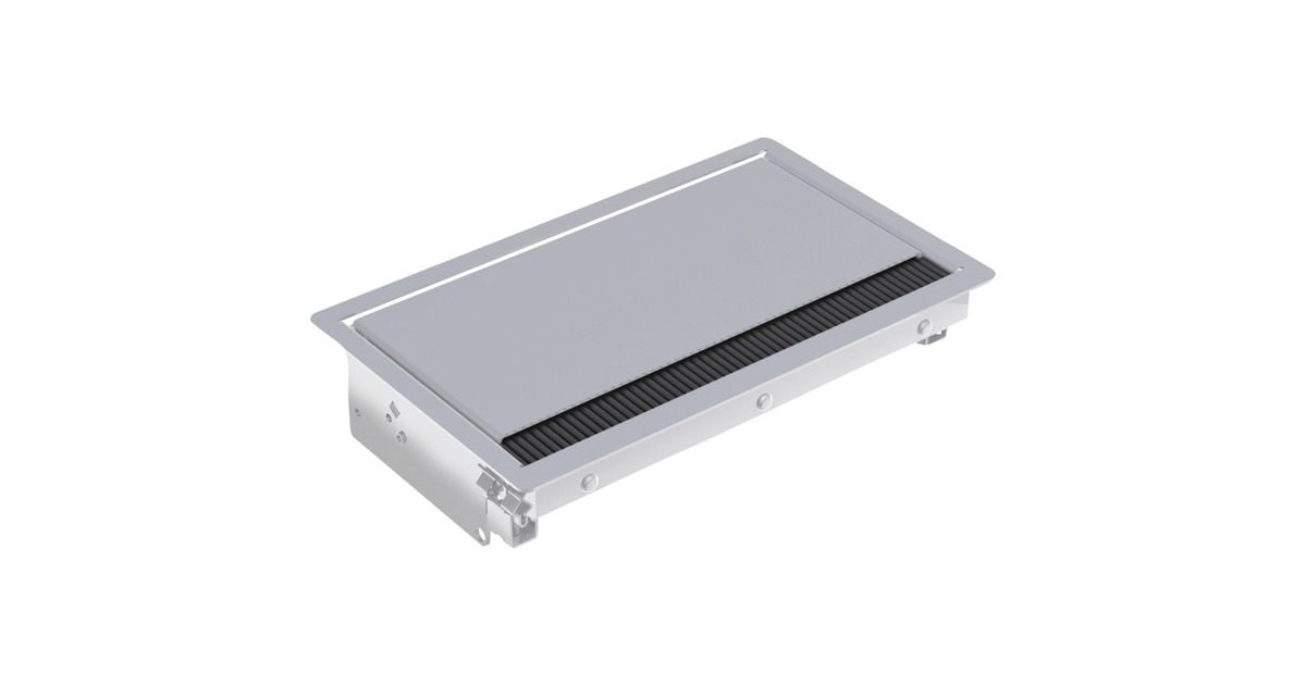 Bachmann CONI Einbaurahmen 3-fach 911.004(Small, Edelstahl)