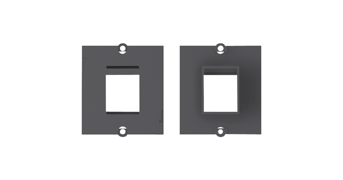 Bachmann Custom Modul Einbaurahmen 1x Keystone Aufnahme(schwarz) Bachmann Custom Modul Einbaurahmen 1x Keystone Aufnahme(schwarz)