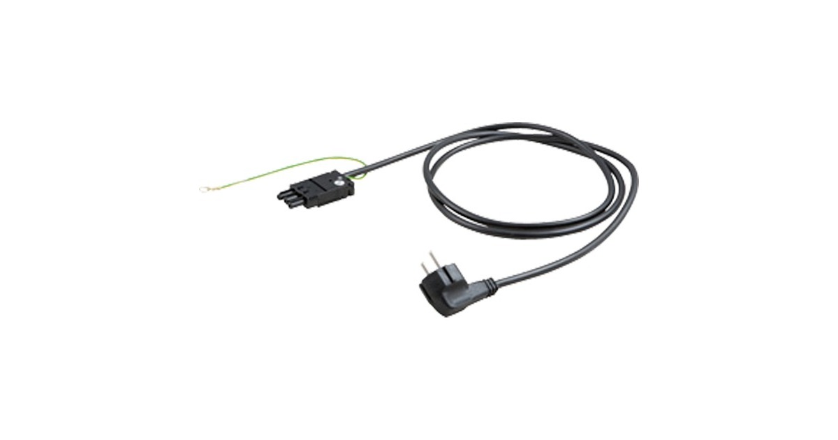 GST18i3(schwarz, 2 Meter, für Steckdosenleisten)