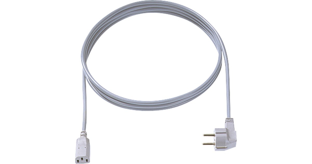 Bachmann Kaltgeräte-Kabel 353.975(grau, 3 Meter)