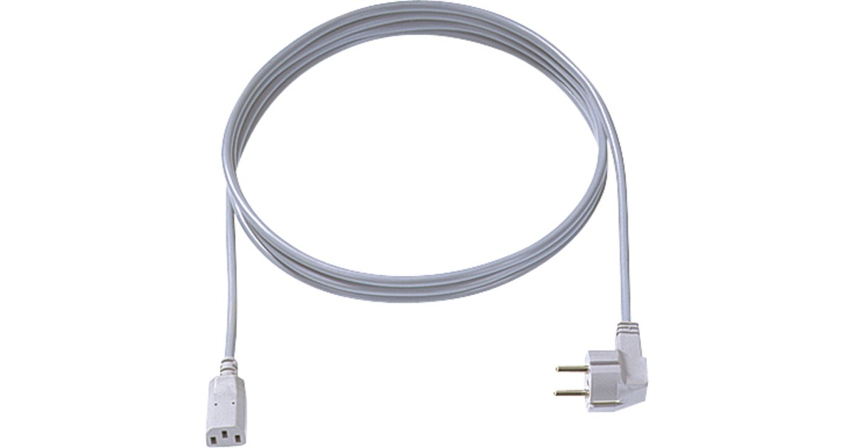 Bachmann Kaltgeräte-Kabel 353.985(grau, 3 Meter)