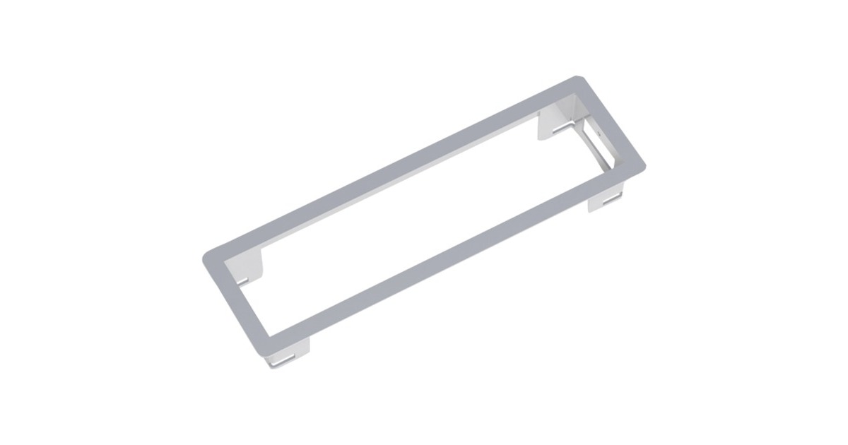 Bachmann POWER FRAME Einbaurahmen 3-fach(edelstahl, Small)