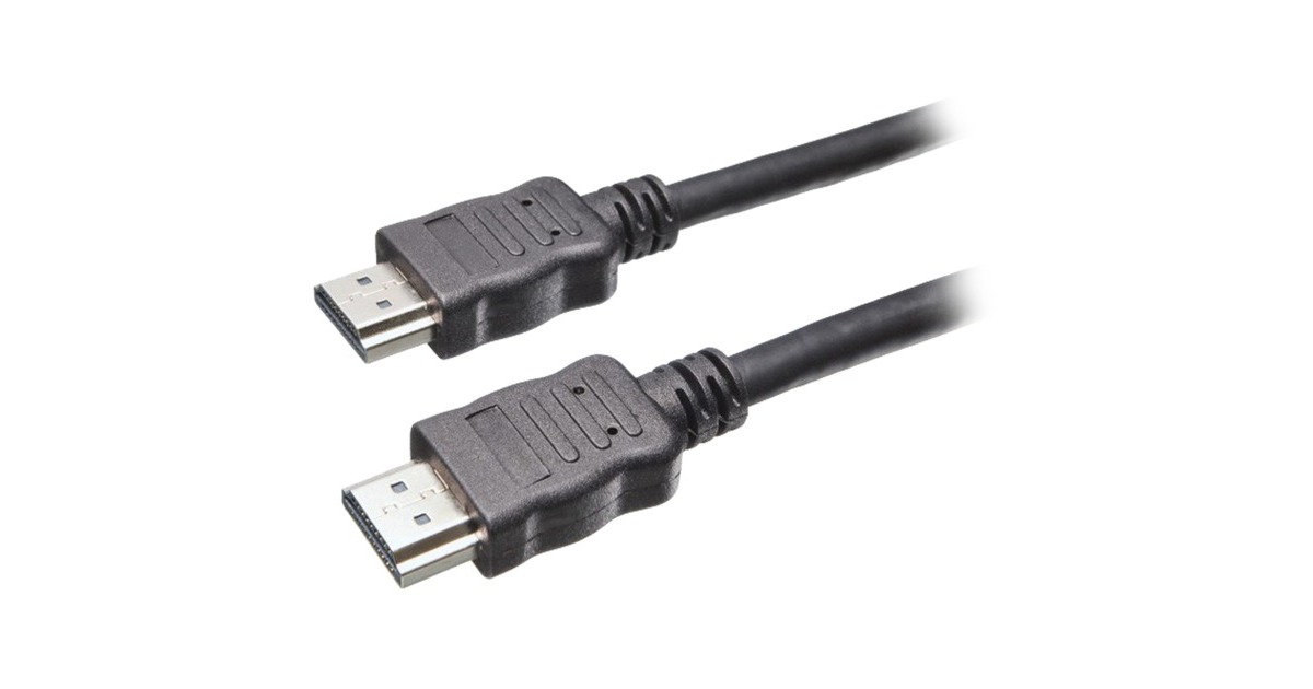 Bachmann Verbindungskabel HDMI(schwarz, 5 Meter)
