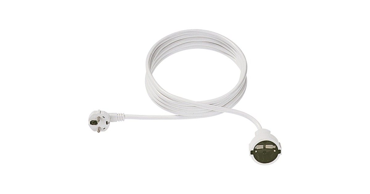 Buchse(weiß, 3 Meter, Stecker abgewinkelt) Buchse(weiß, 3 Meter, Stecker abgewinkelt)