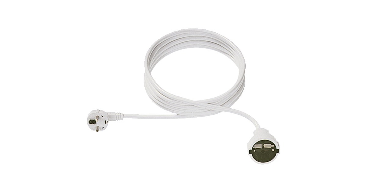 Buchse(weiß, 5 Meter, Stecker abgewinkelt) Buchse(weiß, 5 Meter, Stecker abgewinkelt)